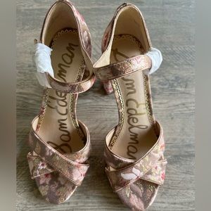 Sam Edelman Orlane Sandal in Dusty Rose Multi, Size 6